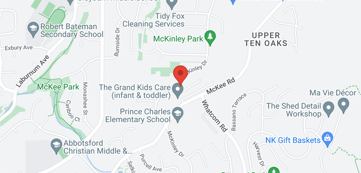 map of 3542 MCKINLEY DRIVE